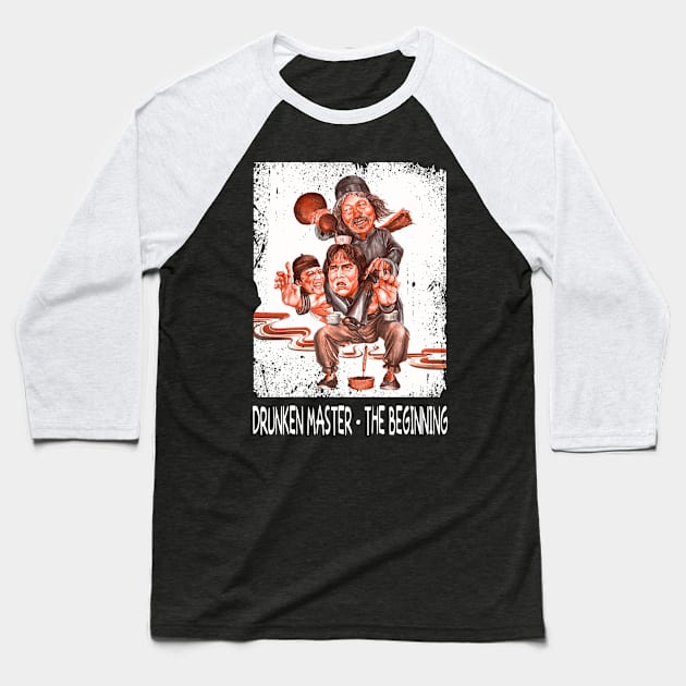 A Journey into Kung Fu Mastery Baseball T-Shirt by GodeleineBesnard